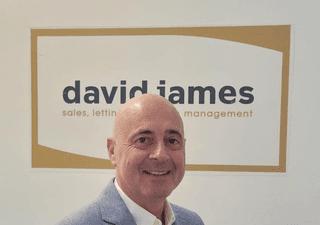 Logo david james sales letting & property management